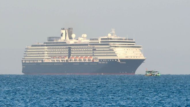 Coronavirus: ‘Pariah’ cruise ship rejected by five ports docks at last