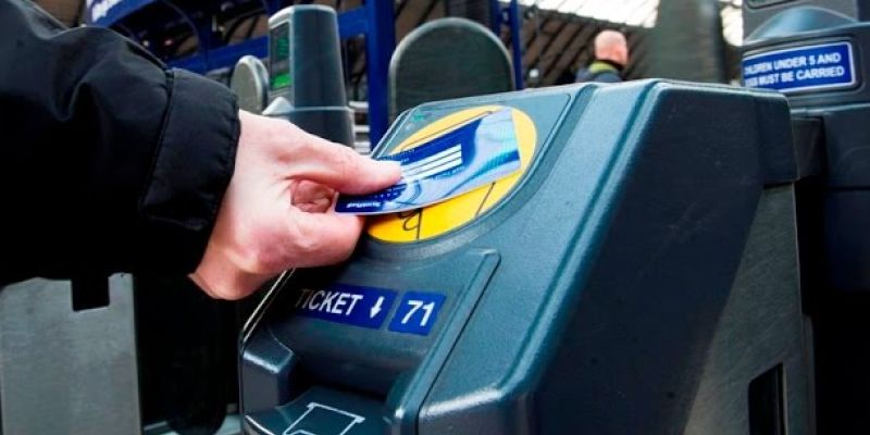 Smart card and online ticketing for trains