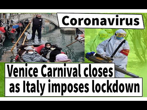 Coronavirus: Venice Carnival closes as Italy imposes lockdown
