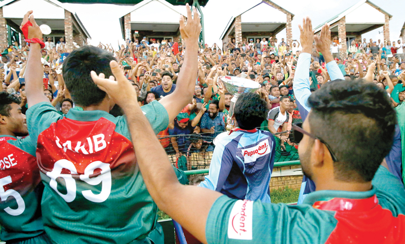 Bangladesh erupts in joy after biggest cricket triumph