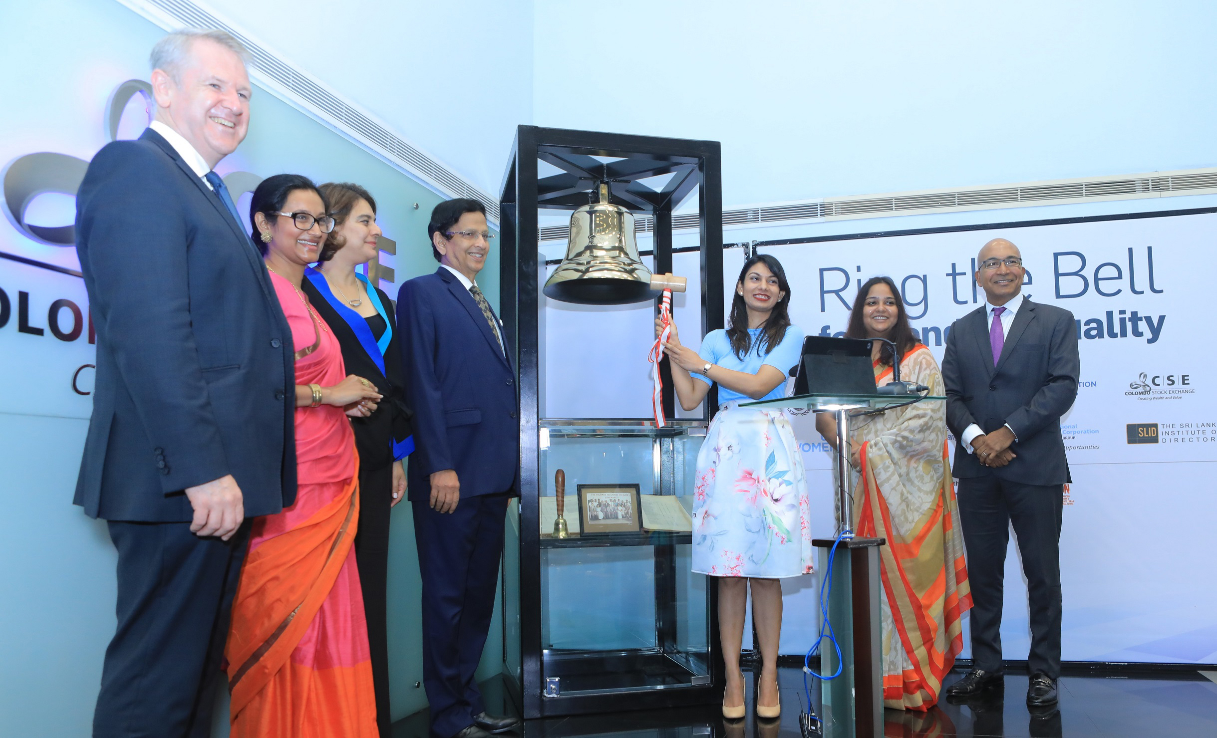 IFC Partners with CSE for 5th Ring the Bell for Gender Equality Event in Sri Lanka