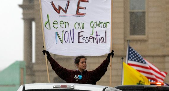 US faced with protests amid pressure to reopen US faced with protests amid pressure to reopen