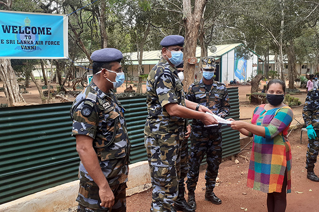 180 quarantined at SLAF’s facility in Vanni return home