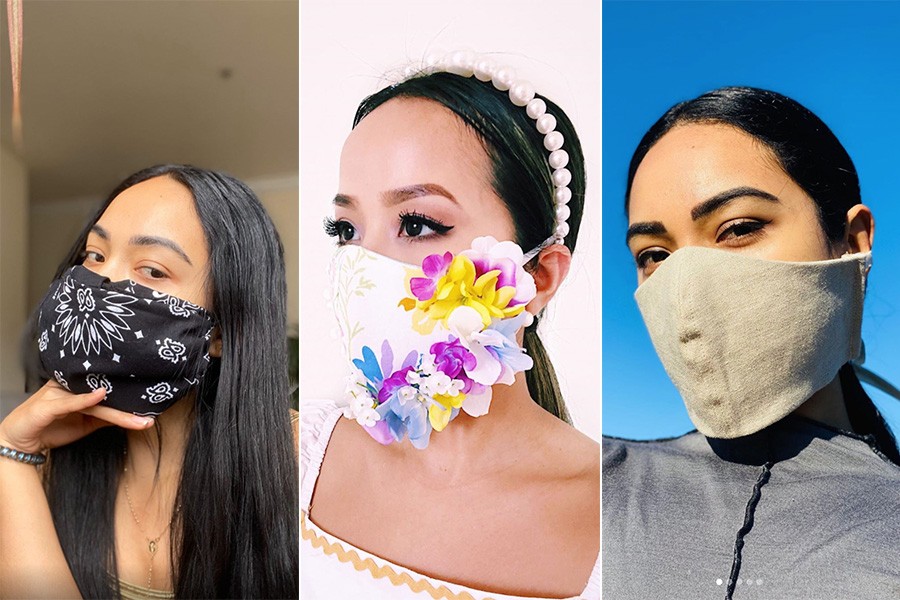 Face masks are becoming fashionable