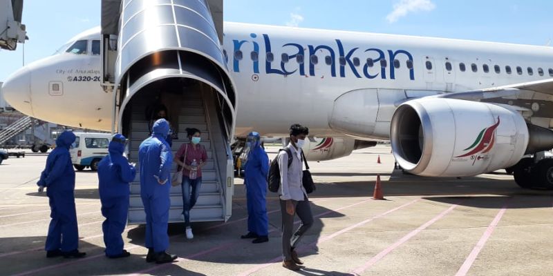 221 Lankans return from the United Kingdom