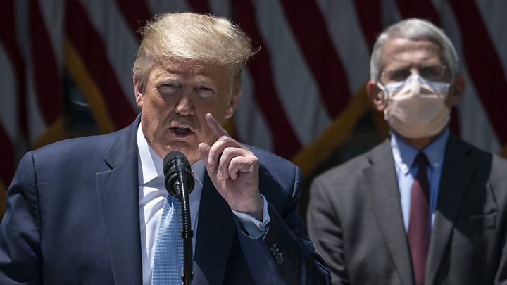 Coronavirus: Trump says US reopening, ‘vaccine or no vaccine’ Coronavirus: Trump says US reopening, ‘vaccine or no vaccine’