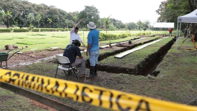 Panama exhumes remains of 19 victims from 1989 US invasion