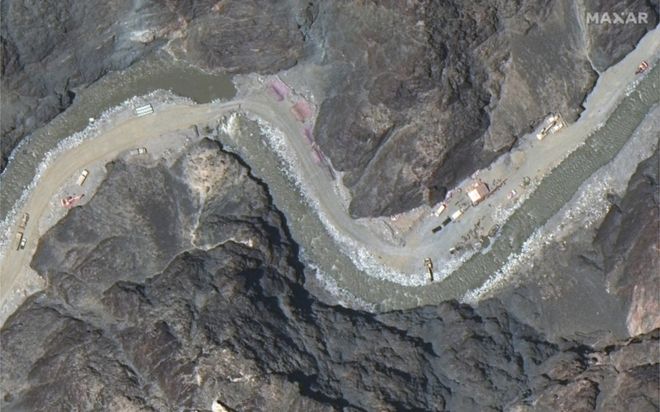 Galwan Valley: Satellite images ‘show China structures’ on India border