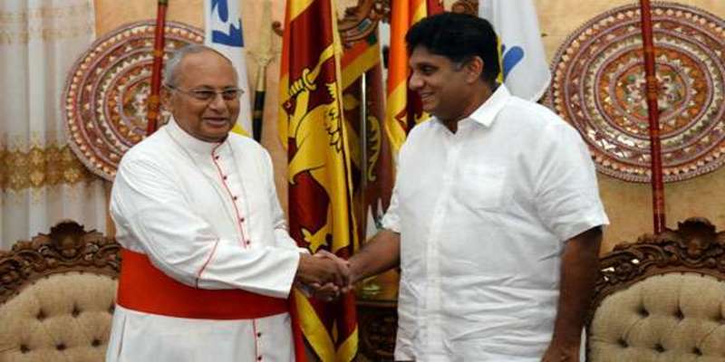 Sajith Premadasa apologizes to Cardinal