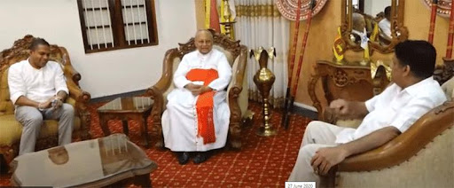 Sajith and Harin meet Archbishop
