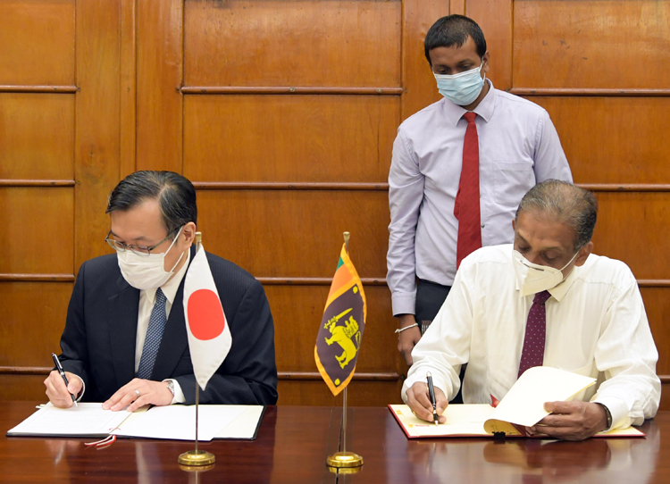 Japanese grant aid of Rs 1,360 mn for provisioning necessary medical equipment to combat against COVID -19 global pandemic