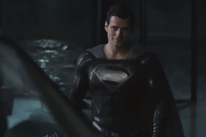 SnyderCut clip shows Superman’s black suit