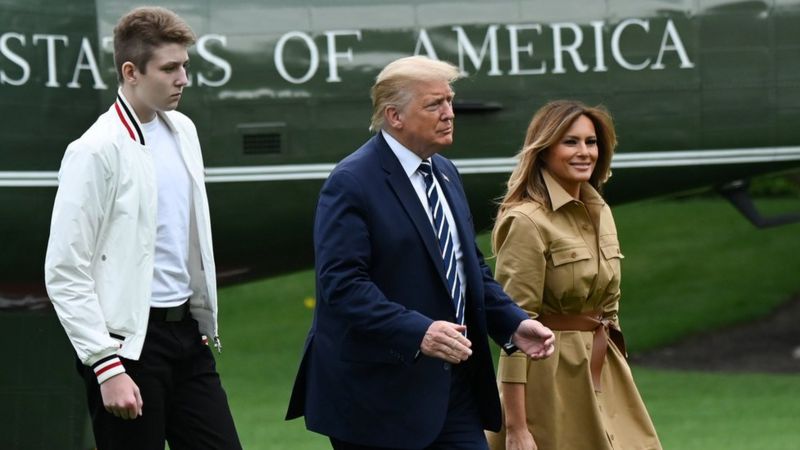 Trump’s son Barron had COVID-19, says First Lady
