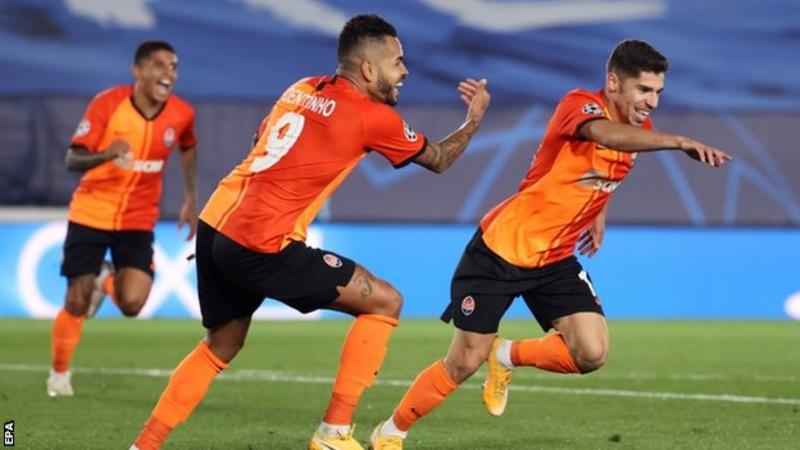 COVID-hit Shakhtar earn famous win over Real Madrid