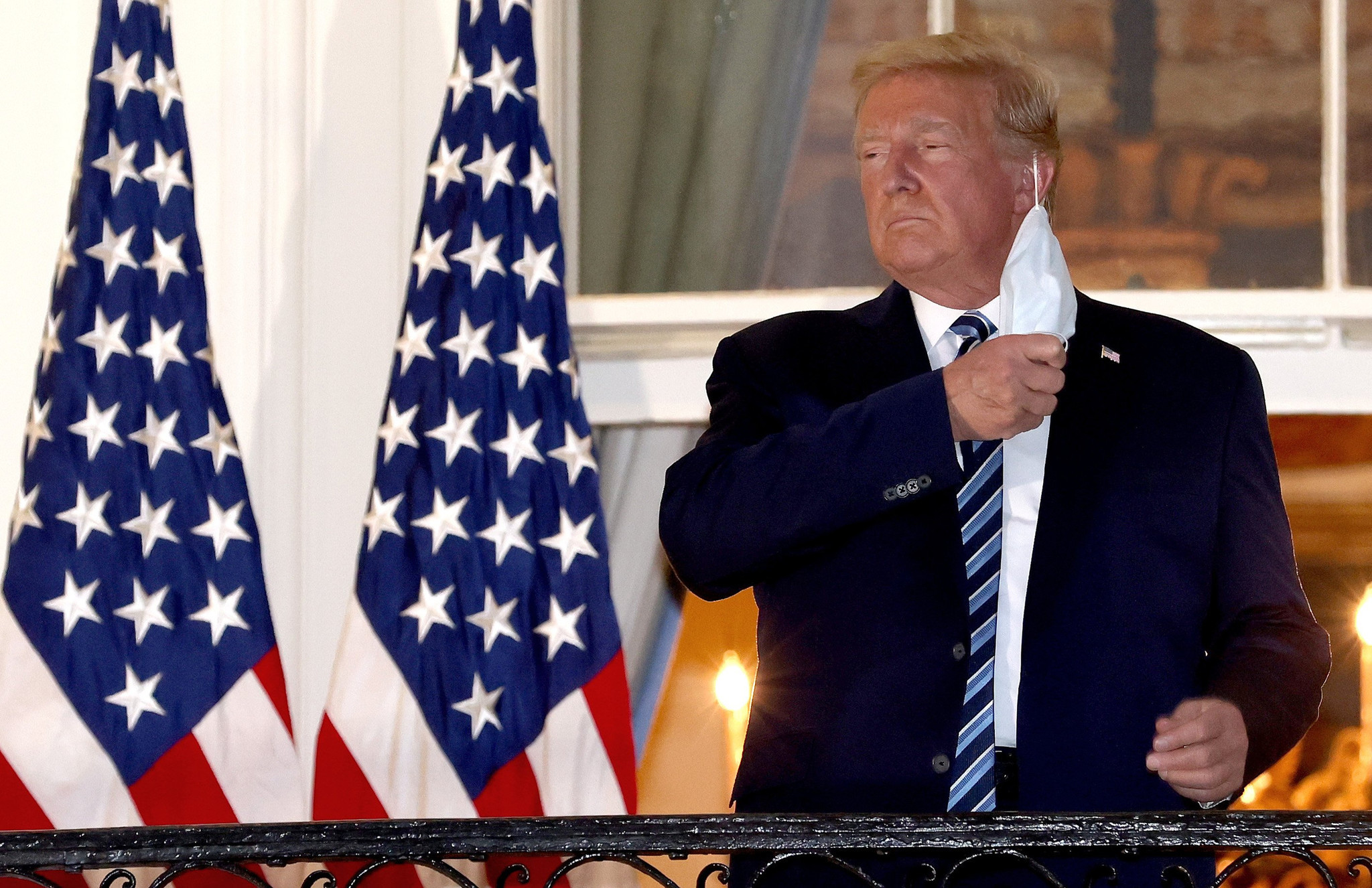 Trump downplays COVID-19 on leaving hospital