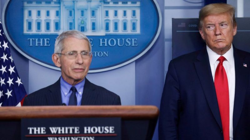 White House accuses Scientist Fauci of playing politics