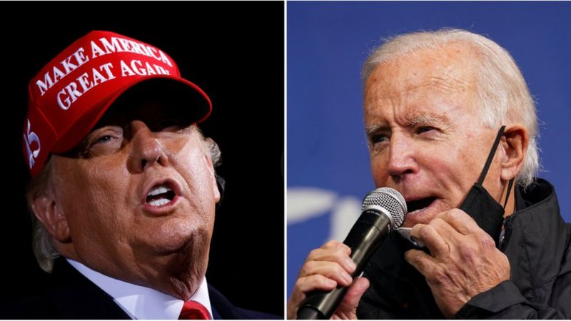Biden and Trump criss-cross the US as vote nears