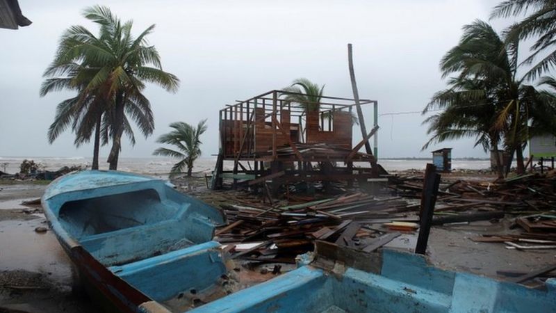 Hurricane Iota hits Nicaragua