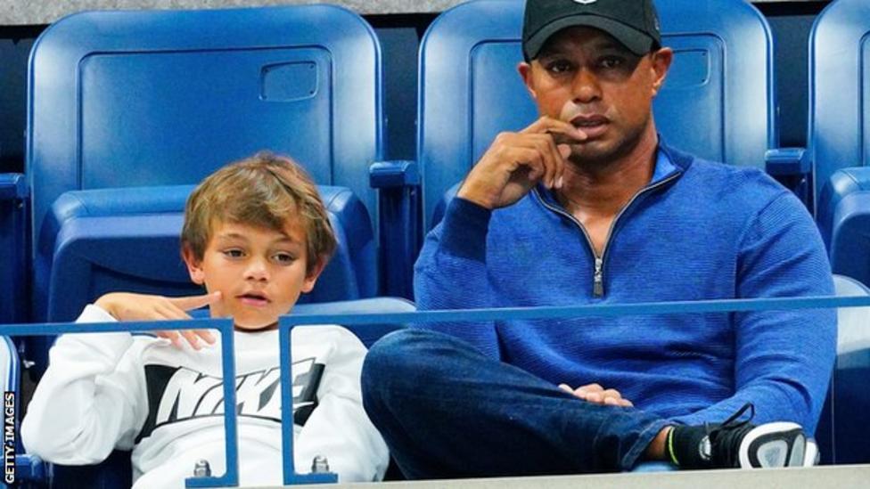 Woods to compete with 11-year-old son