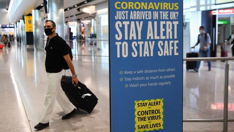 Arrivals in England to be able to cut quarantine if they pay for test