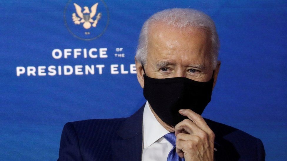 Biden to ask Americans to wear masks for 100-days
