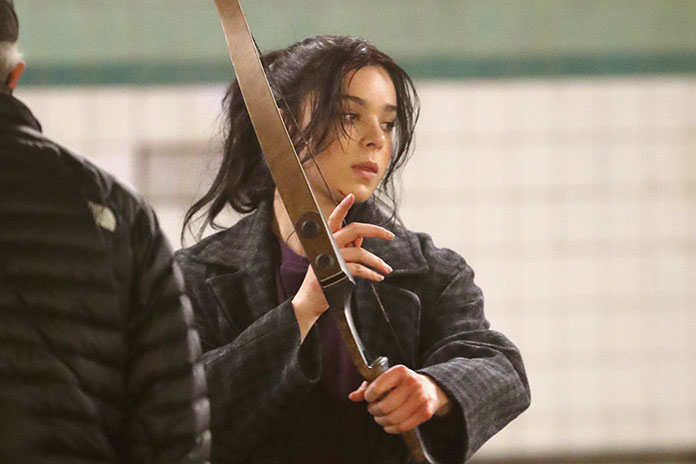 Steinfeld filming Marvel’s “Hawkeye” series Steinfeld filming Marvel’s “Hawkeye” series