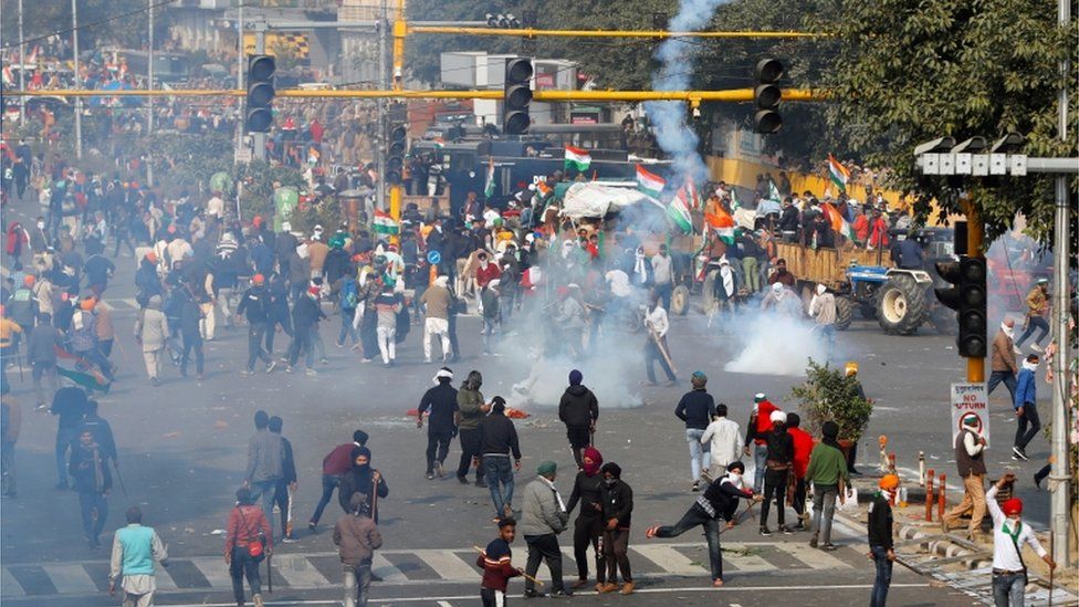 India farmer leaders condemn violence but won’t call off protests