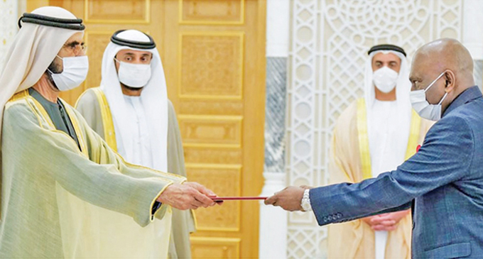 Sri Lanka seeks to further uplift relations with UAE Sri Lanka seeks to further uplift relations with UAE
