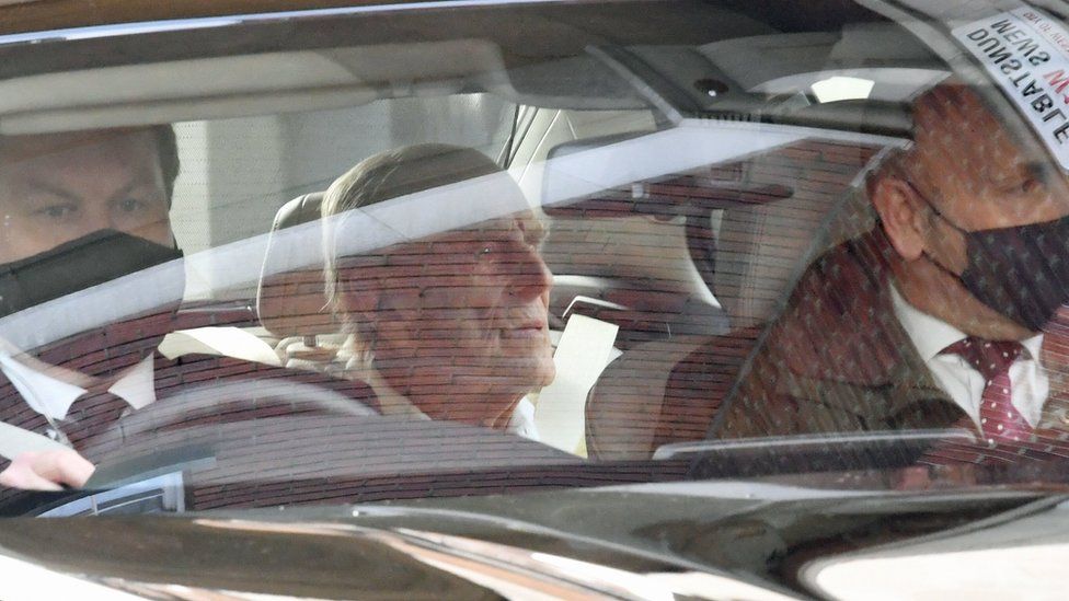 Prince Philip leaves hospital after a month