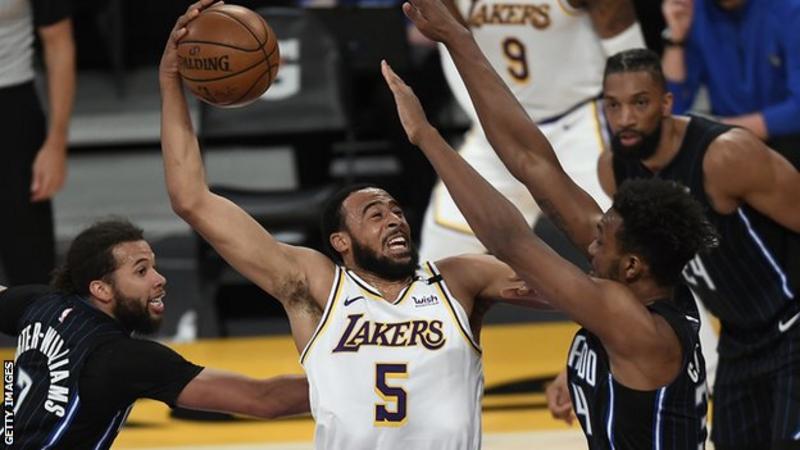 Injury-hit LA Lakers hold on to beat Orlando Magic Injury-hit LA Lakers hold on to beat Orlando Magic