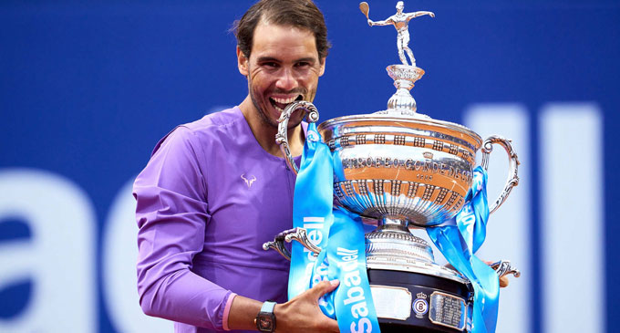 Nadal wins 12th Barcelona Open title Nadal wins 12th Barcelona Open title