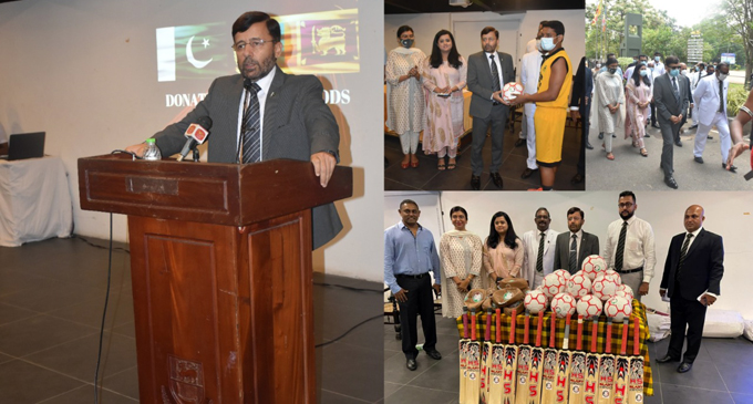 Pakistan High Commission gifts sports goods to D. S. Senanayake College