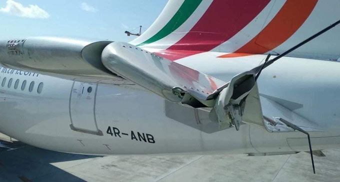 UL116 which was involved in an accident in Malé UL116 which was involved in an accident in Malé