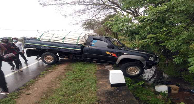 Vehicle transporting timber run over Army Personnel at checkpoint Vehicle transporting timber run over Army Personnel at checkpoint