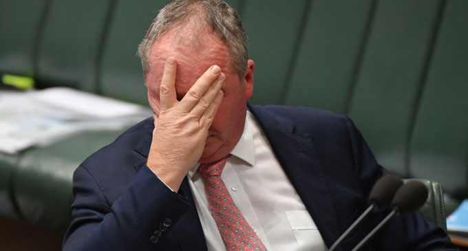 Barnaby Joyce has been fined $200 for not wearing a mask