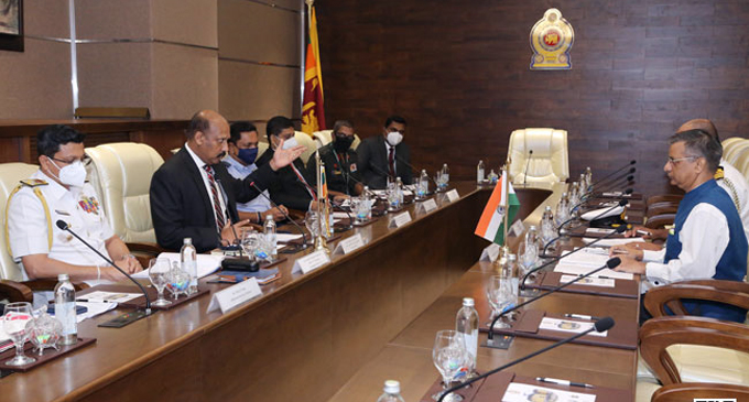 Defence Secretary appreciates the support of ICG vessels [VIDEO]