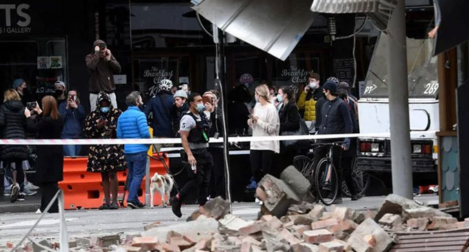 Earthquake shakes Melbourne and southeast Australia