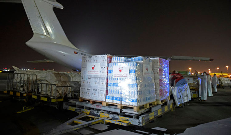 Taliban receives Bahraini relief aid plane