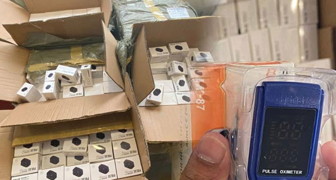 Customs thwarts attempt to smuggle in oximeters using forged documents