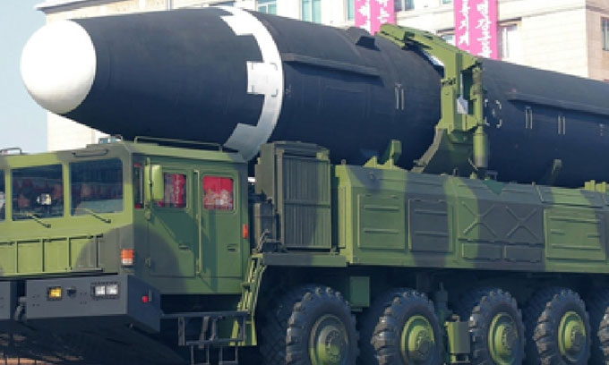 North Korea fires 2 ballistic missiles into eastern waters