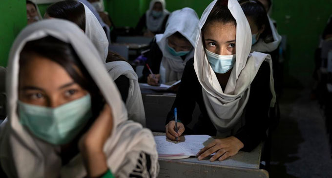 Afghan girls are ‘left in darkness’ by the Taliban