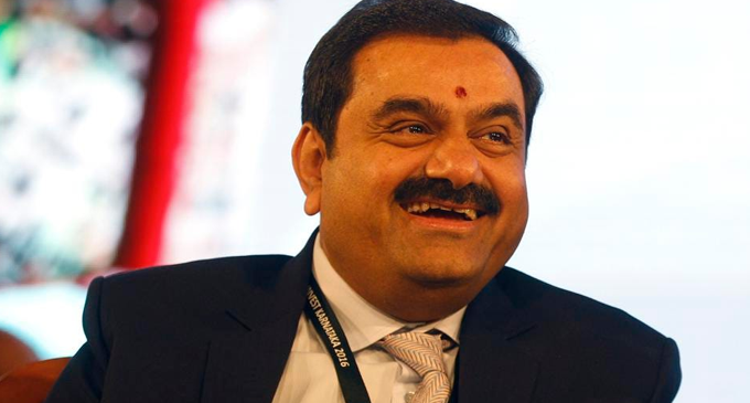 Adani Group Chairman arrives in the island