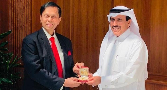 Cabraal meets Qatar Central Bank Chief Cabraal meets Qatar Central Bank Chief