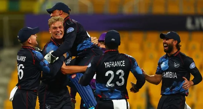 T20 World Cup : Scotland beaten by Namibia at T20 World Cup T20 World Cup : Scotland beaten by Namibia at T20 World Cup