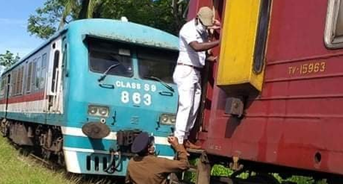 Two trains involved in minor collision