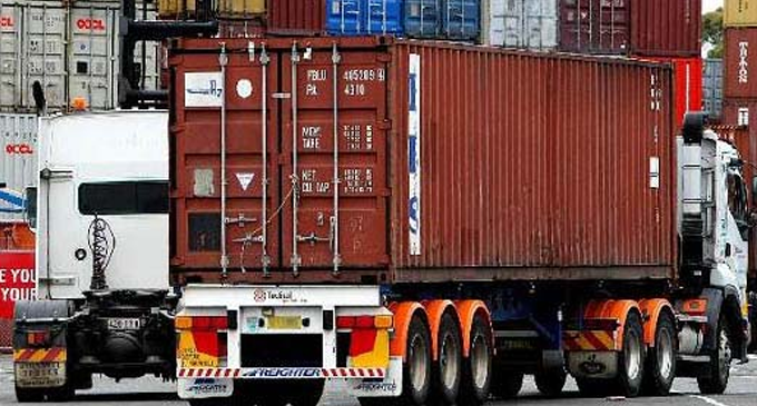 Increase the tariff on import and export container transport