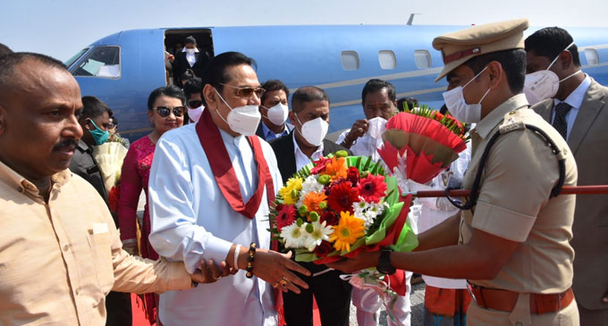 PM Rajapaksa on 2-day pilgrimage in Tirupati