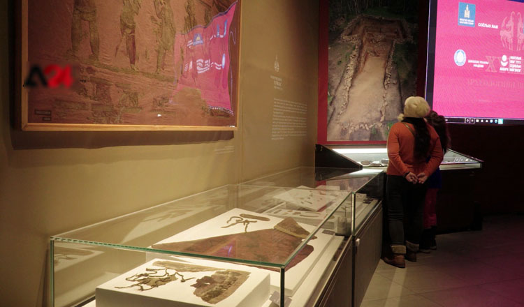 Exhibition of archaeology from first nomadic state of Mongolia