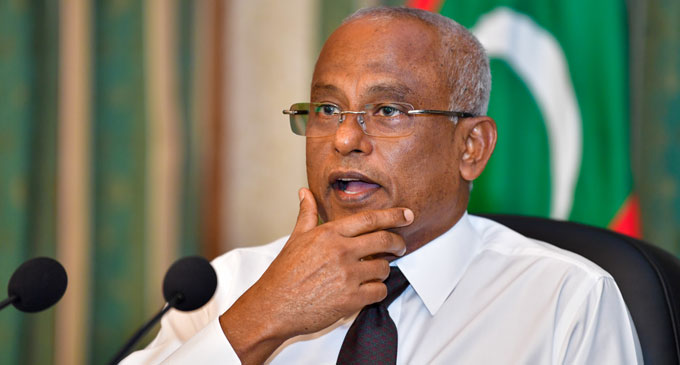 Maldives President Solih tests positive for COVID-19