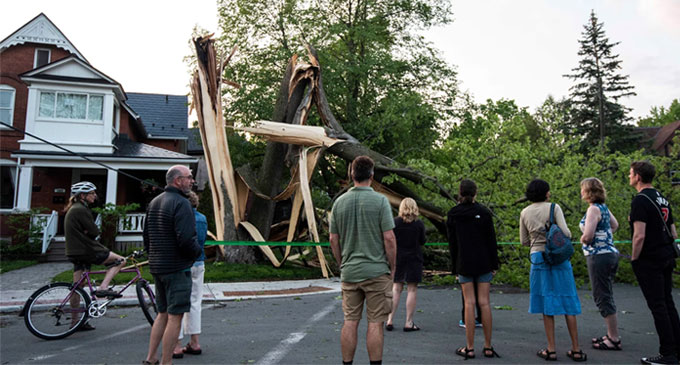 Thunderstorm in Canada leaves eight people dead